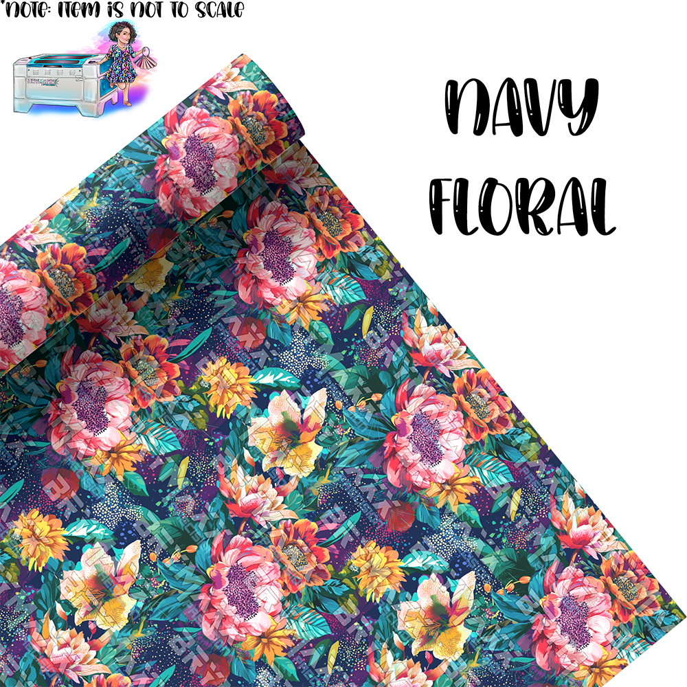 Navy Floral