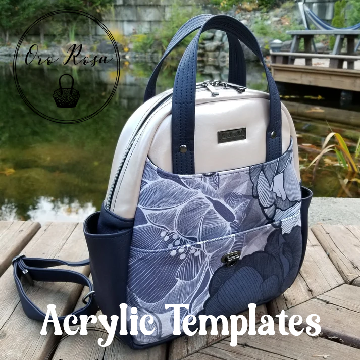 Zenaida Backpack - Oro Rosa - Acrylic Template