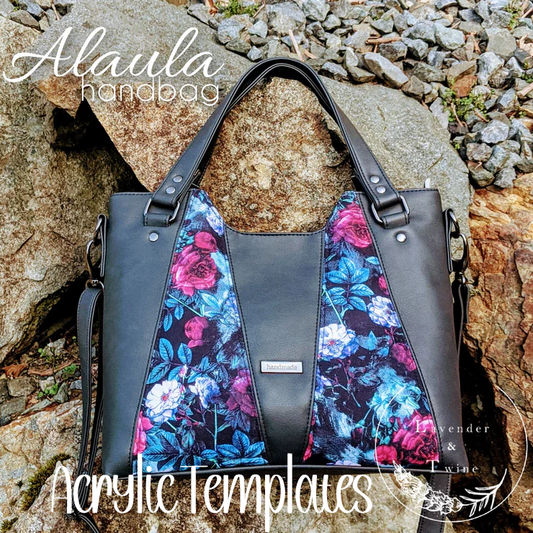 Alula Handbag - Lavender and Twine - Acrylic Template