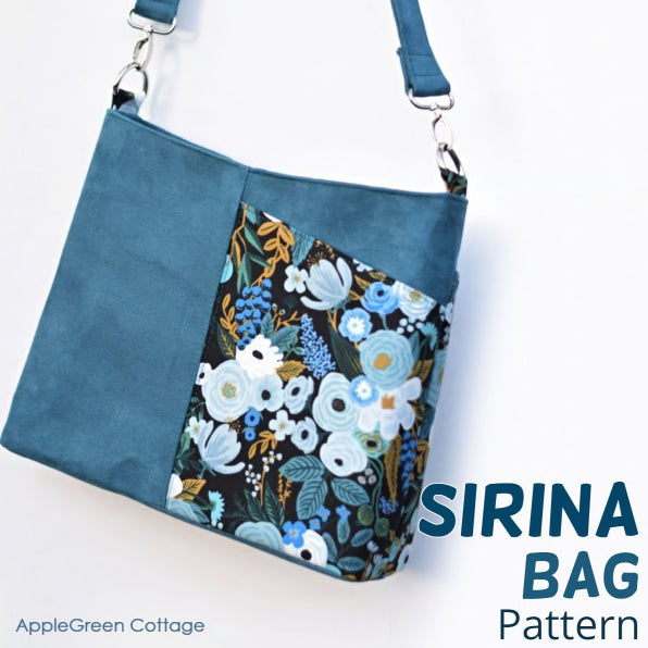 Sirina Shoulder Bag - Acrylic Templates - AppleGreen Cottage