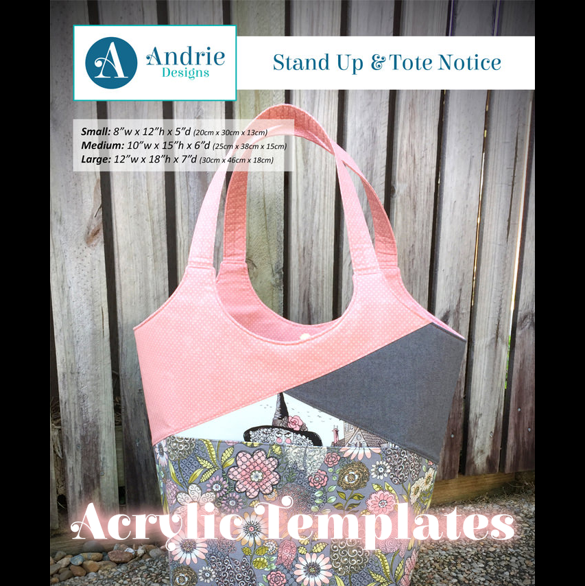 Stand Up and Notice - Andrie Designs - Acrylic Template
