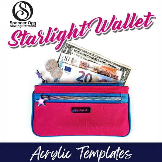 Starlight Wallet - SpencerOgg Pattern - Acrylic Template