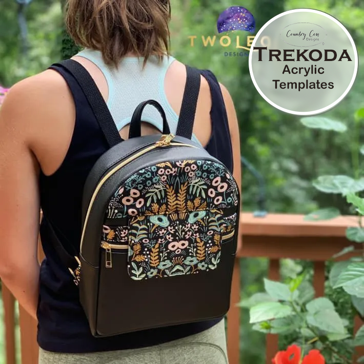 Trekoda Backpack - Country Cow Designs - Acrylic Template