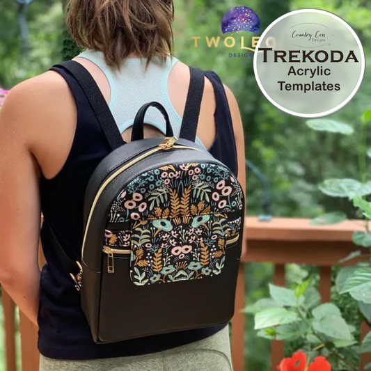 Trekoda Backpack - Country Cow Designs - Acrylic Template