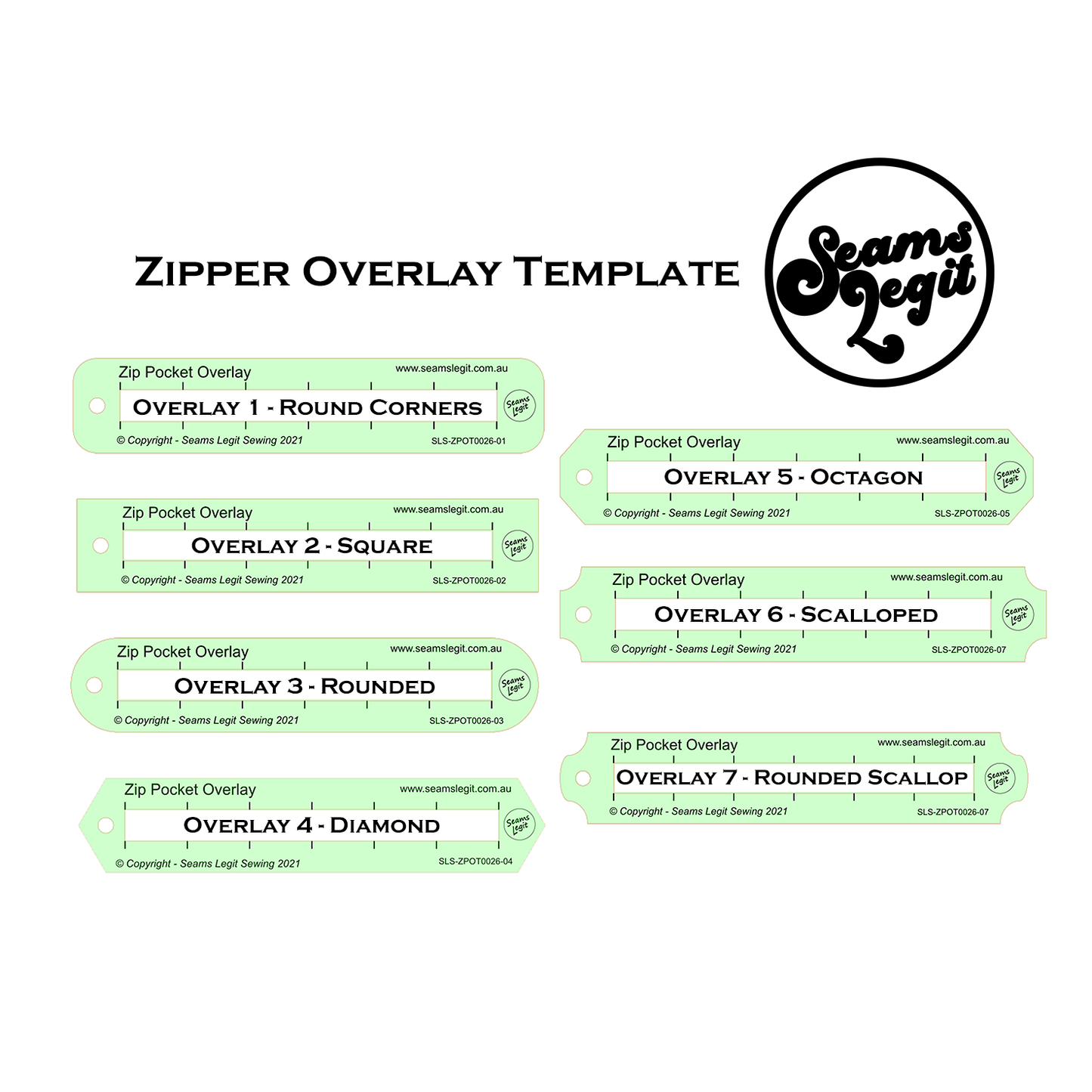 Zipper Overlays - Seams Legit