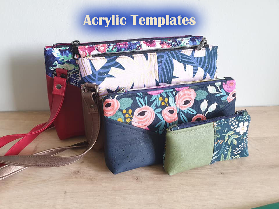 Harley Pouch - Crafted by Leanne - Acrylic Template