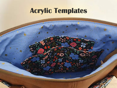 Harlequin Tote- Crafted by Leanne - Acrylic Template