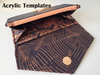 Gemini Wallet- Crafted by Leanne - Acrylic Template