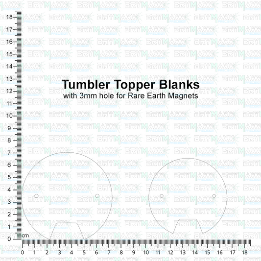 Tumbler Topper Blanks