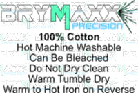 Care Information with Logo Stamp - Fabric Ink