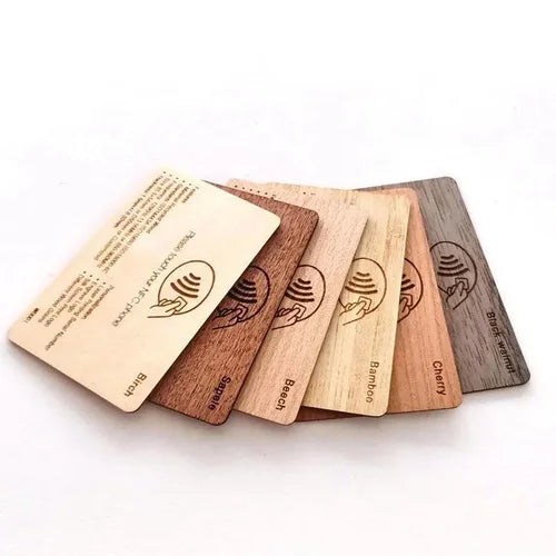 Wooden NFC Business Card