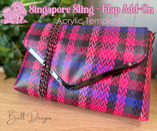 Singapore Sling Flap Add-On ONLY - Pink Pony Designs - Acrylic Template