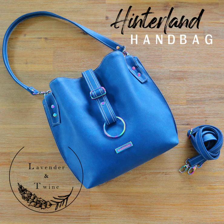 Hinterland Handbag - Lavender and Twine - Acrylic Template
