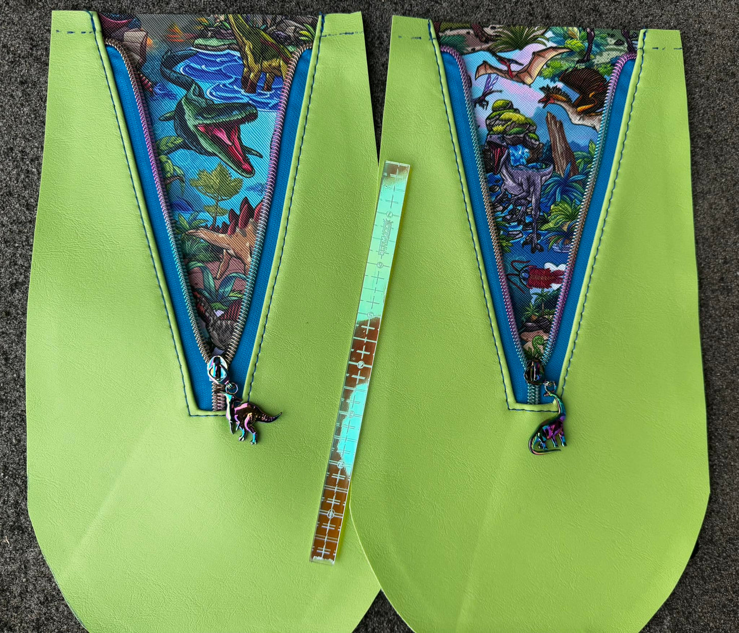 Clear View 1/2" x 8" Rulers