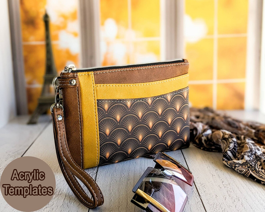 Jackie Wristlet - Craftsfullymade - Acrylic Templates