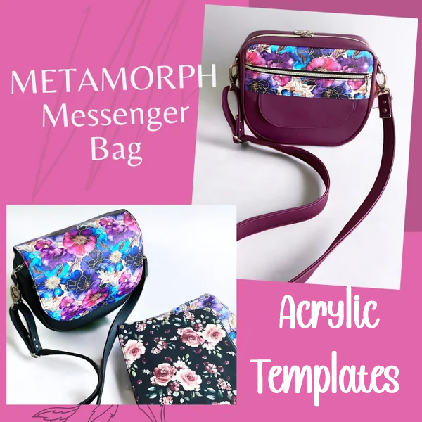 Metamorph Messenger Bag - Acrylic Templates - Unikatz