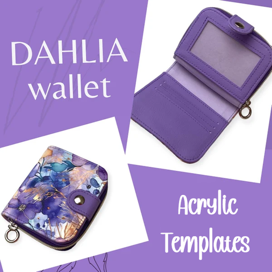 Dahlia Wallet - Acrylic Templates - Unikatz