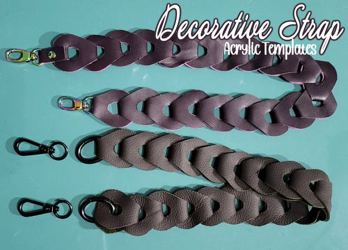 Decorative Strap - Cork and Copper - Acrylic Templates