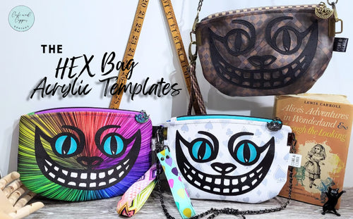 The Hex Bag - Cork and Copper - Acrylic Templates