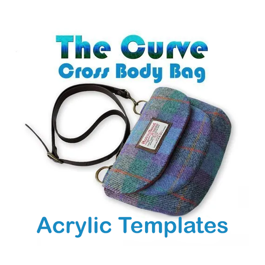 The Curve Crossbody Bag - SpencerOgg Pattern - Acrylic Template