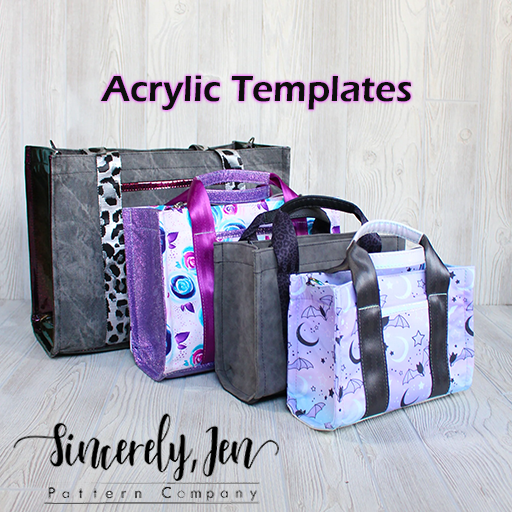 The Transponster Tote - Sincerely Jen - Acrylic Template